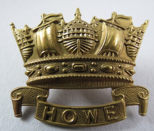 Military brass badge 6th - brass,