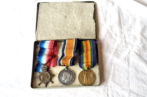 Ww1 medal trio 8243 - ww1, trio-8243