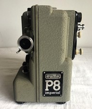 EUMIG P8 IMPERIAL 8mm Film Projector in Case. Untested - spares or repair.