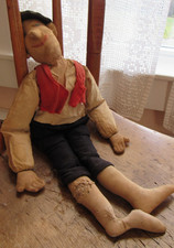 Antique Primitive Cloth Rag