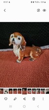 Vintage Bone China Little Dog Very Cute Collectable Figurine