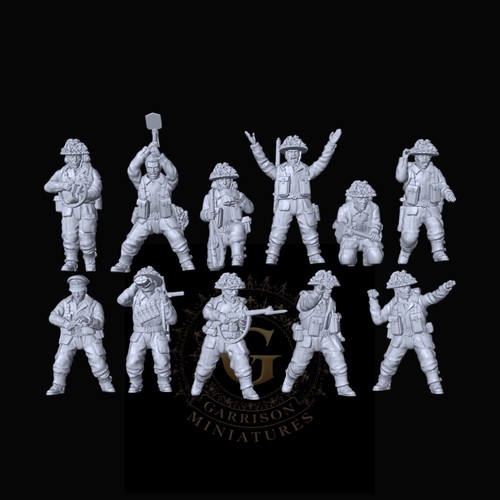 British infantry x11 - british, x11:
