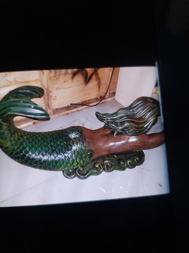 Vintage mermaid table - used, in