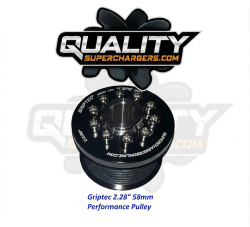 Griptec supercharger pulley - griptec,