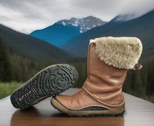 Merrell Oslo Rust Boots Leather Waterproof Faux Fur Mid Calf Women’s Size 6