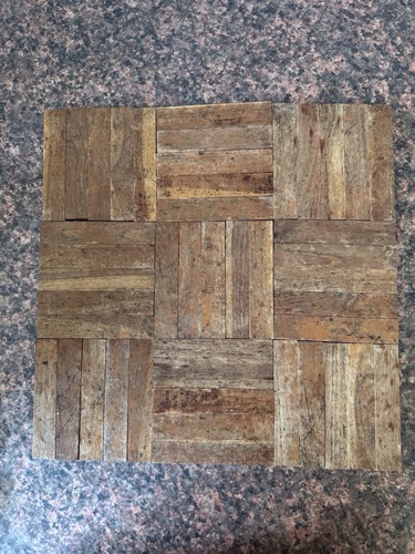 Teak parquet flooring - flooring,