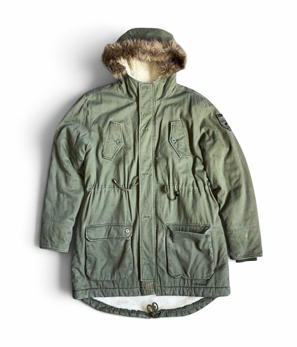 Lambretta men green hooded - men's,