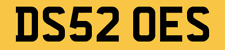 Zoe Private number plate Zoe's personal registration DS52 OES cherished car reg