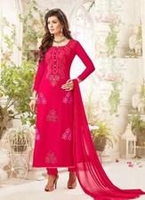 Red Bela Georgette Churidar Suit CHU-6618-ST