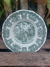 Vtg Enoch Wedgwood Historical Ports of England Large Soup Pasta Bowl 22cm Green 