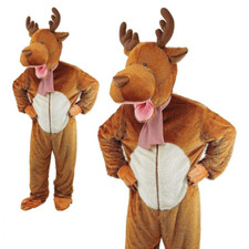 Big Head Reindeer Costume