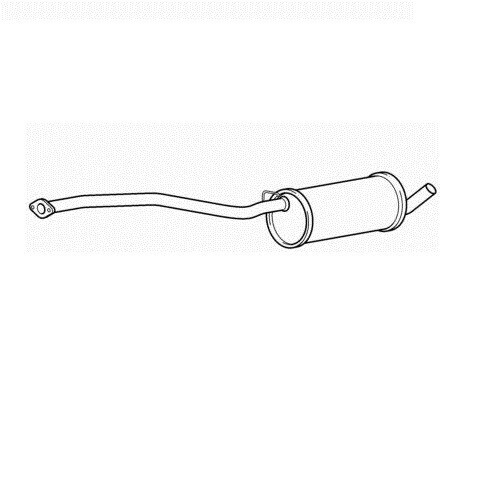 Exfd3256 exhaust centre box - exfd3256,