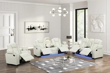 NEW 3PC LED Sofa Recliner Set