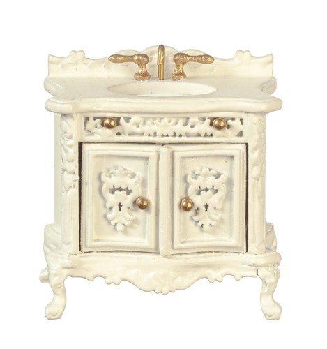 Dolls house vanity unit sink - vanity,