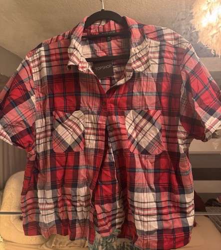 Top shop check shirt - check,