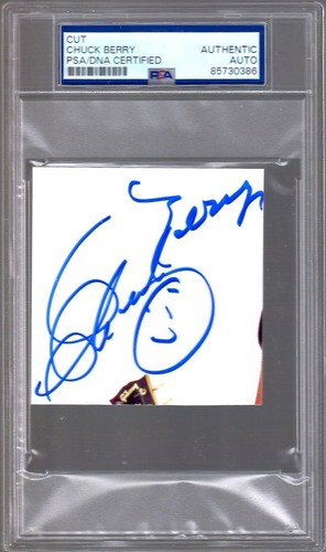 Chuck berry hand signed - berry, 3x3