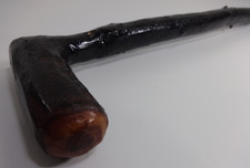 Walking Stick Handmade Blackthorn Wood 92cm Long Traditional Crosshead Design