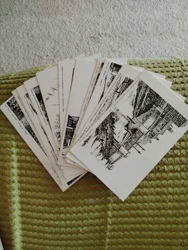 Job lot postcards - job, x
