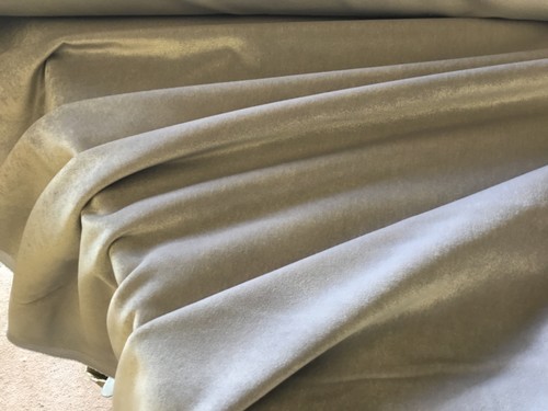 Soft velvet fabric - , remnant