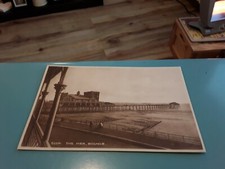 POSTCARD THE PIER BOGNOR REGIS WEST SUSSEX. BEFORE STORM & FIRE DAMAGE 