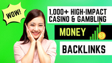 Supercharge SEO: 1,000+ High-Impact Casino & Gambling Backlinks Package!