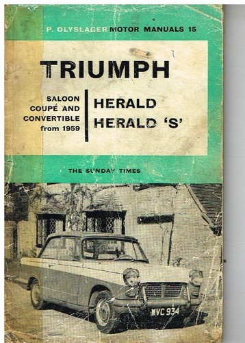Triumph herald 948cc incl - triumph,