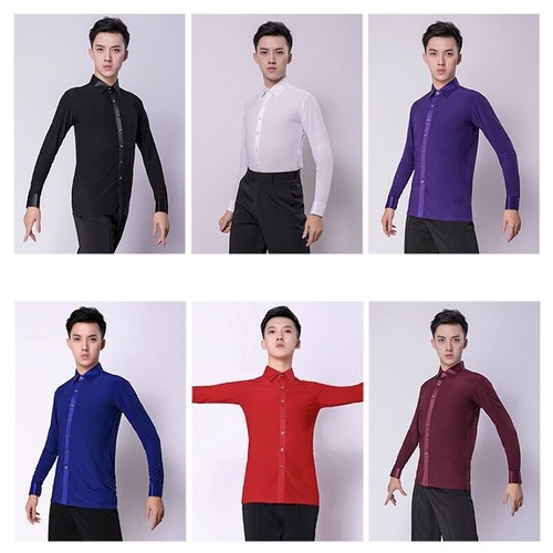 Men latin dance shirt top - men,