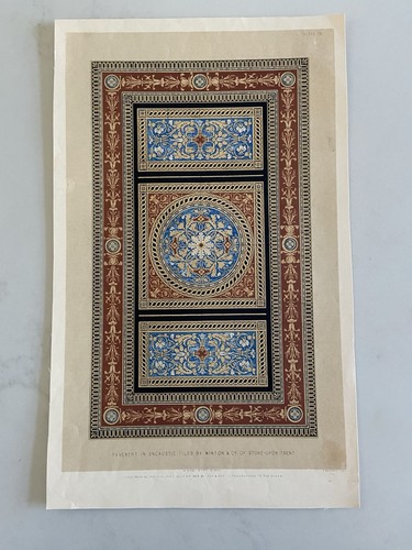 Antique chromolithograph - antique,