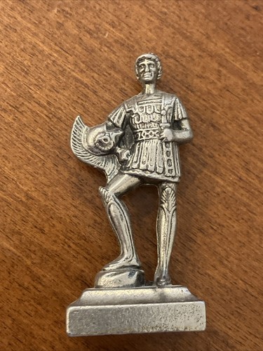 Vintage pewter roman centurion - vintage,