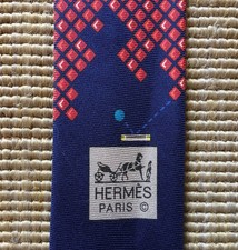 Rare ltd Hermès 100% silk tie