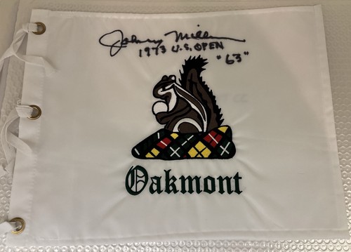 Johnny miller signed oakmont - johnny,