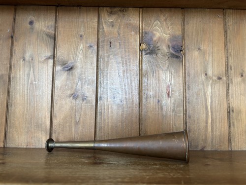 Antique english copper hunting - copper,