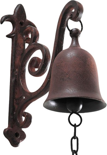 Vintage cast iron dinner bell - vintage,