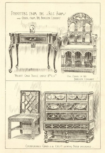 Furniture bodleian library - furniture.,