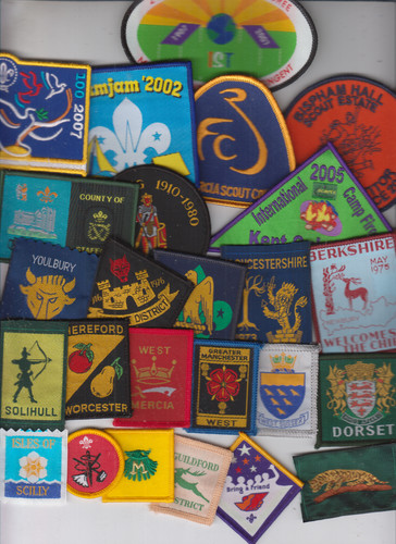 Boy scout badges - x, (x)