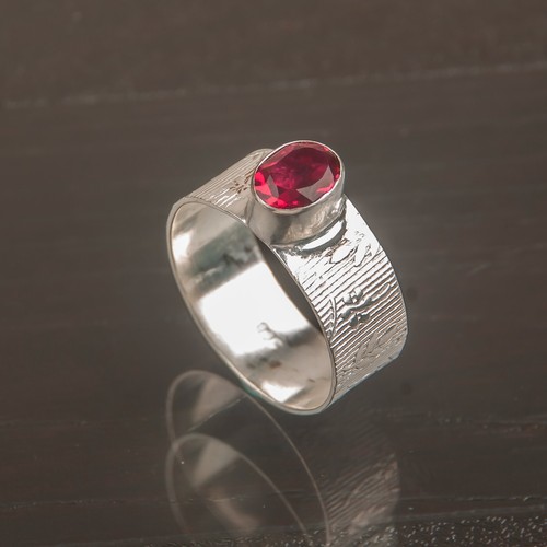 Pink rubellite gemstone - pink, 925