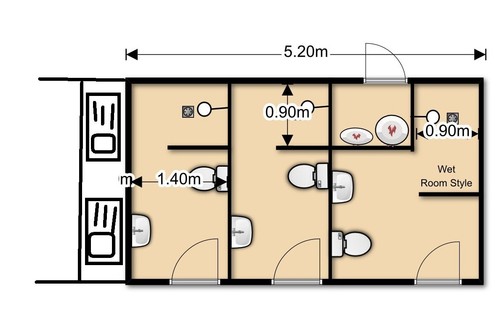 Campsite shower blocks - campsite,