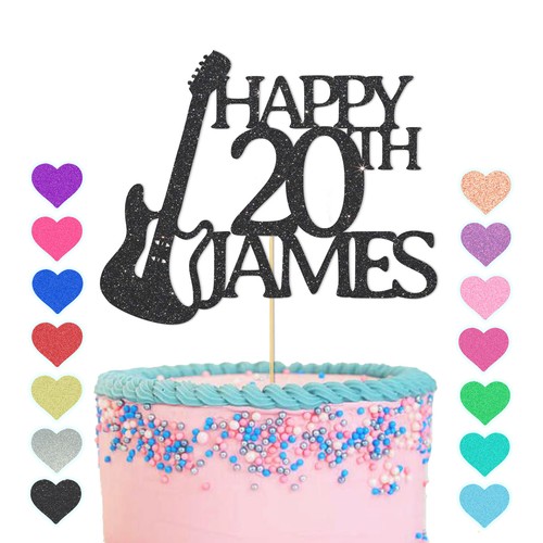Guitar cake topper - cake,