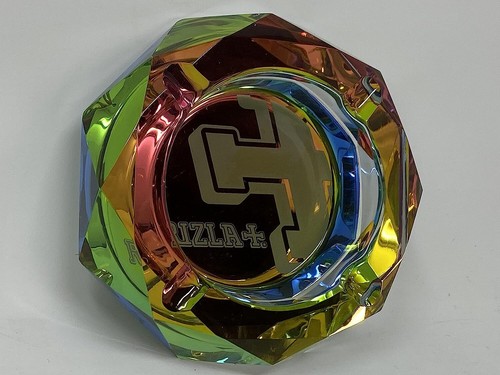 Rizla crystal glass ashtray - crystal,