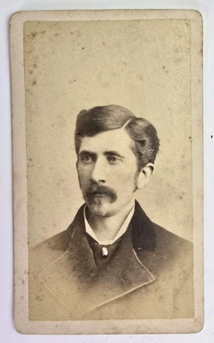 Antique cdv photo handsome - photo,