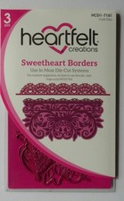 Heartfelt Creations Sweetheart Borders Die-Cut Dies HCD1-7161 3 Pieces