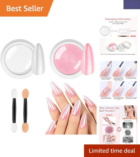 Chrome nail powder pack - chrome,
