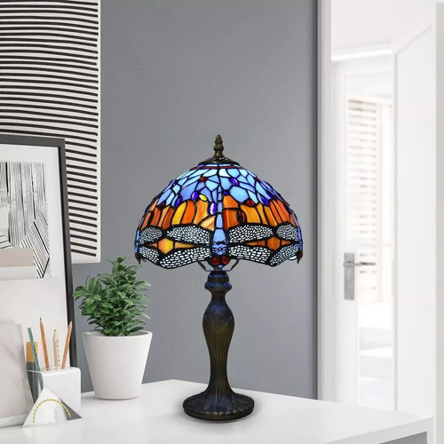 Antique tiffany style blue - tiffany,