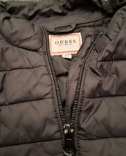 GUESS Kids Plain Black Gilet