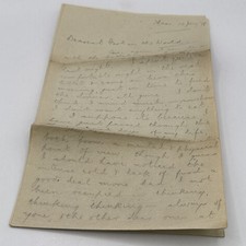 WW1 1918  Handwritten Letter