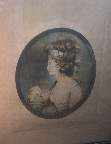 Victorian mezzotint print - victorian, of