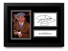 Sir David Jason Signed A4