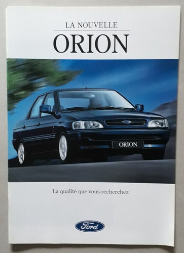 Ford orion range brochure 1993 - ford,