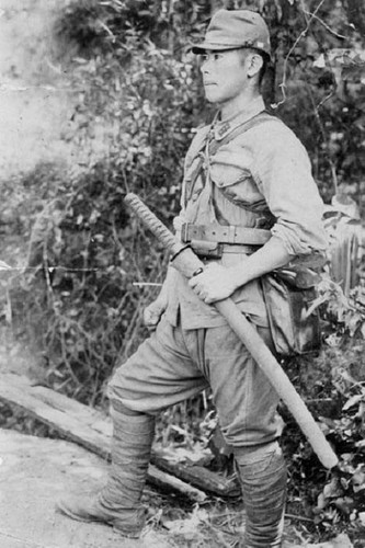 Japanese warrior with sword