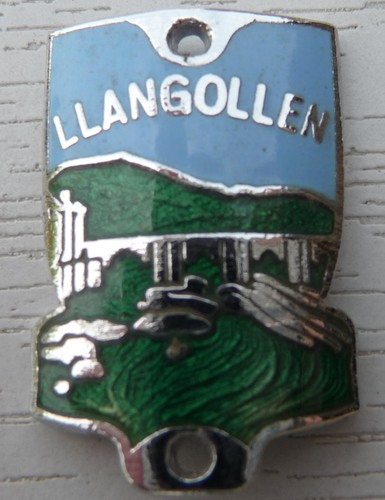 Walking stick badge with - badge, pins